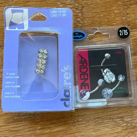 Ardene belly 2025 button rings